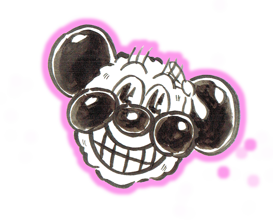 Rude Panda Floating Head
