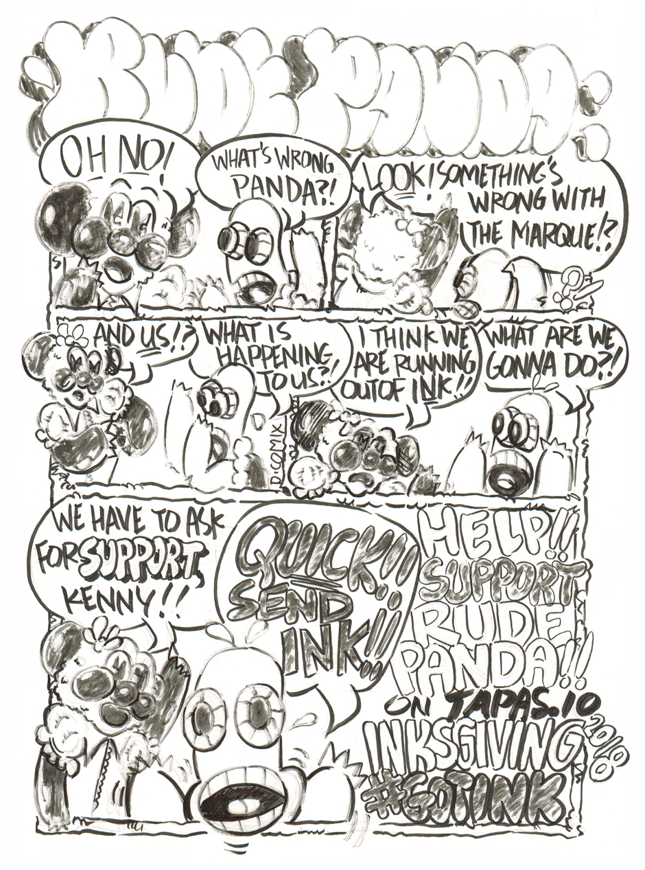 2 panel cartoon. 1st panel 