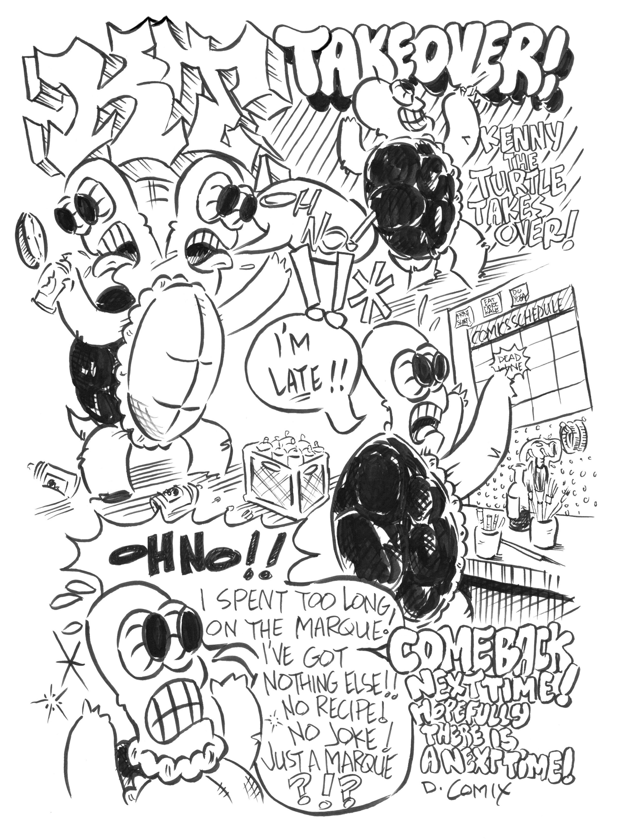 RUDE PANDA comic. She's Cute But She is RUDE! Rude Panda.