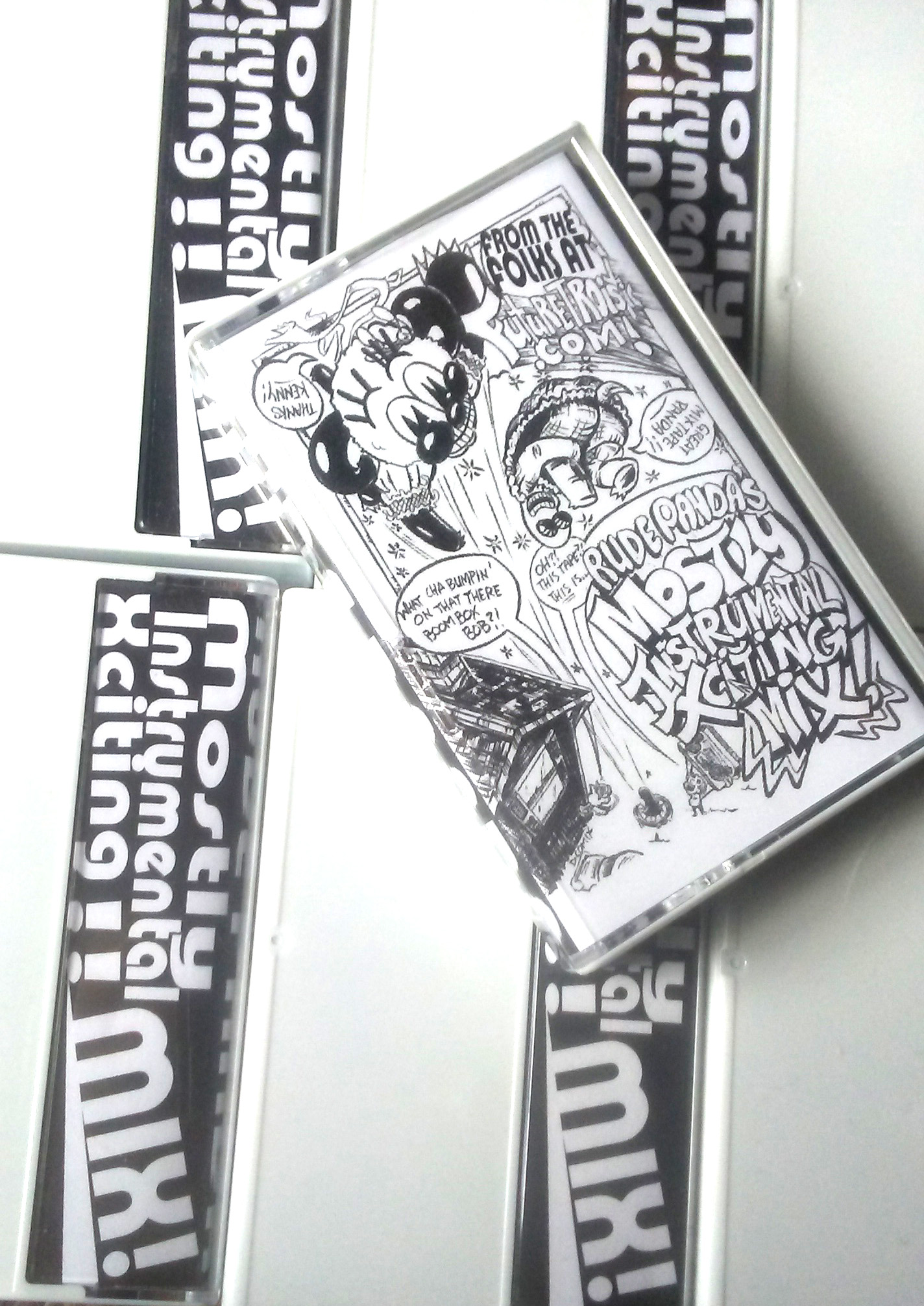 Rude Panda Mostly Instrumental Xciting! MIX! tape cover