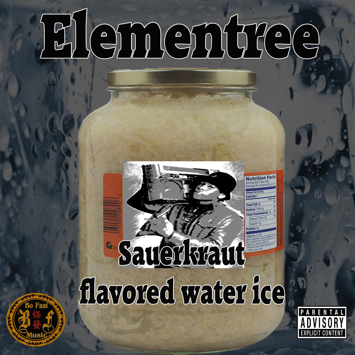 Sauerkraut water ice album cover bo faat beatz and Elementree e.p.